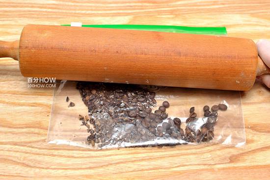 怎么咖啡磨豆机怎么研磨咖啡粉3，使用擀面杖